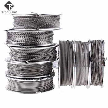 Tsondianz Hot 3m/5m/roll NEW Clapton Wire For RDA RBA Rebuildable Atomizer Heating Wires Coil Alien Clapton Heating Wire NI80
Tsondianz Hot 3m/5m/roll NEW Clapton Wire For RDA RBA Rebuildable Atomizer Heating Wires Coil Alien Clapton Heating Wire NI80