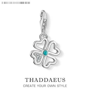 925 Sterling Silver Blue Stone Lady Fashion FOUR-LEAF CLOVER Pendant Charm Lucky Jewelry New Girls Women Jewelry Fit Bracelet
925 Sterling Silver Blue Stone Lady Fashion FOUR-LEAF CLOVER Pendant Charm Lucky Jewelry New Girls Women Jewelry Fit Bracelet