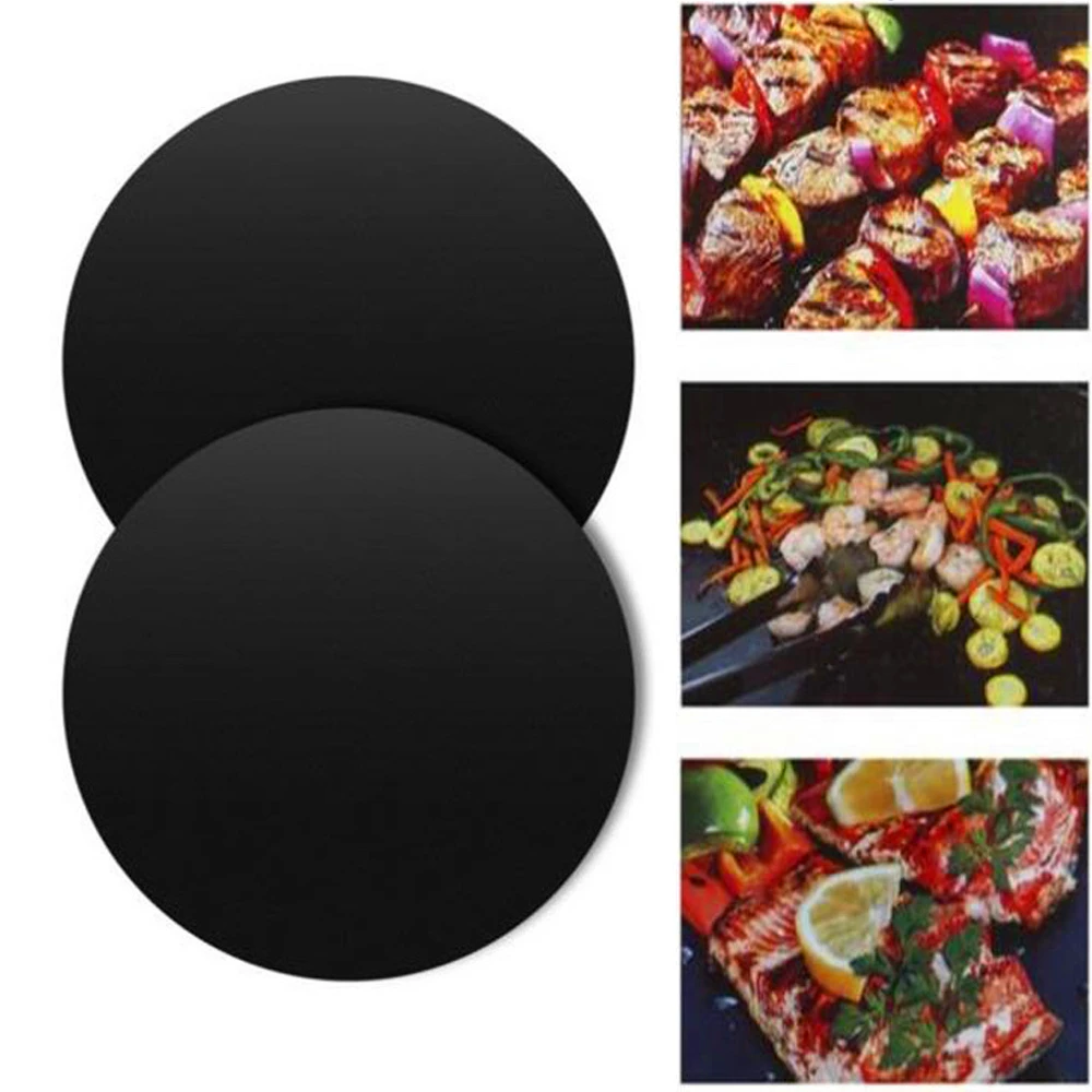 5pcs Black Non-stick BBQ Grill Mat Pan Matt Teflon Non stick Round Pans Liner Sheet Easily Cleaned Heat Resistance Pot Food Mats
5pcs Black Non-stick BBQ Grill Mat Pan Matt Teflon Non stick Round Pans Liner Sheet Easily Cleaned Heat Resistance Pot Food Mats