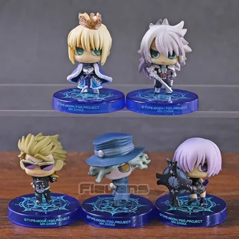 FGO Fate/Grand Order Saber Mash Siegfried Monte Cristo Sakata Kintoki Q Version PVC Figures Toys 5pcs/set
FGO Fate/Grand Order Saber Mash Siegfried Monte Cristo Sakata Kintoki Q Version PVC Figures Toys 5pcs/set