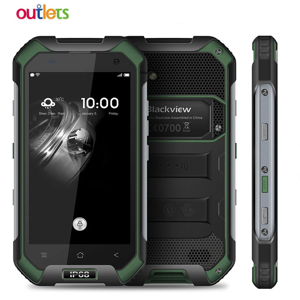 

Blackview BV6000S 4G NFC Waterproof Shockproof Smartphone MTK6735 Quad Core 4.7 inch 2GB 16GB 4200mAh GPS Glonass mobile phone