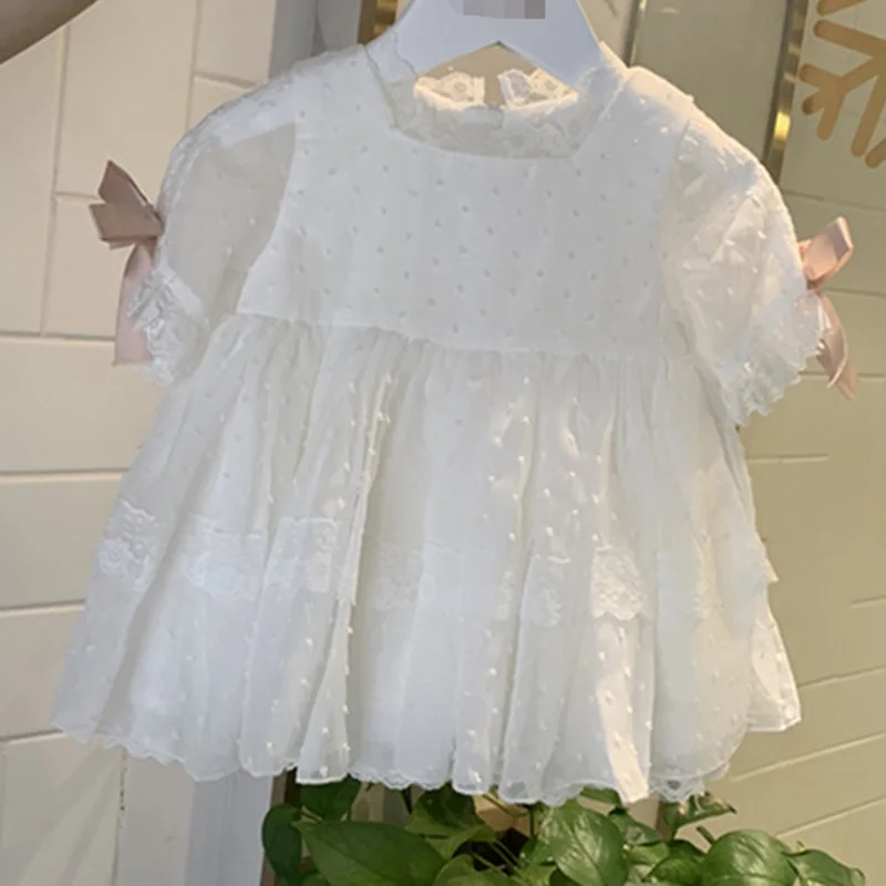 Summer Girls Dress Baby Infants Clothes Girls Short Sleeve Bow Lace Mesh Dresses Performance Birthday Party Dress Vestidos S8950
Summer Girls Dress Baby Infants Clothes Girls Short Sleeve Bow Lace Mesh Dresses Performance Birthday Party Dress Vestidos S8950