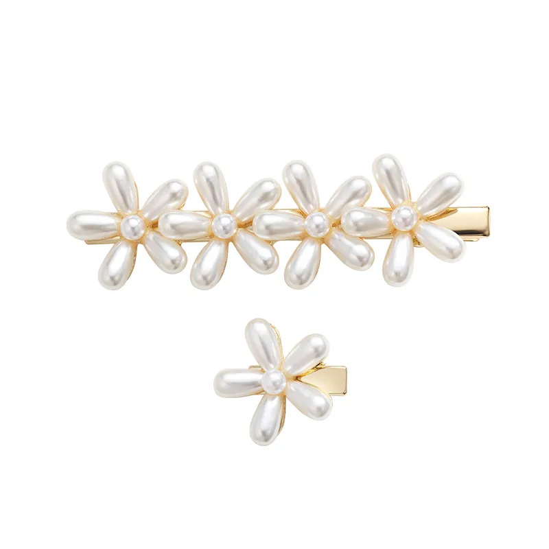 CHIMERA Flower Pearl Duckbill Hairgrip 2Pcs/set Hairpin Fashion White Hair Clip Metal Alligator Clamp Women Hair Ornaments
CHIMERA Flower Pearl Duckbill Hairgrip 2Pcs/set Hairpin Fashion White Hair Clip Metal Alligator Clamp Women Hair Ornaments