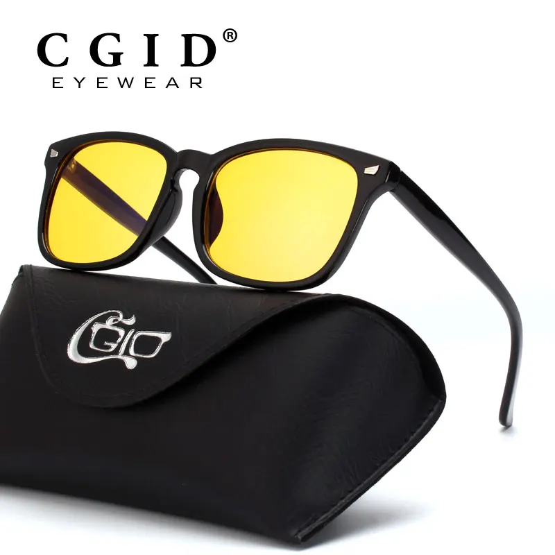 CGID Unisex Computer Glasses Blocking Blue light & 100% UV Protection Vintage Square Frame with Yellow lens CY82
CGID Unisex Computer Glasses Blocking Blue light & 100% UV Protection Vintage Square Frame with Yellow lens CY82