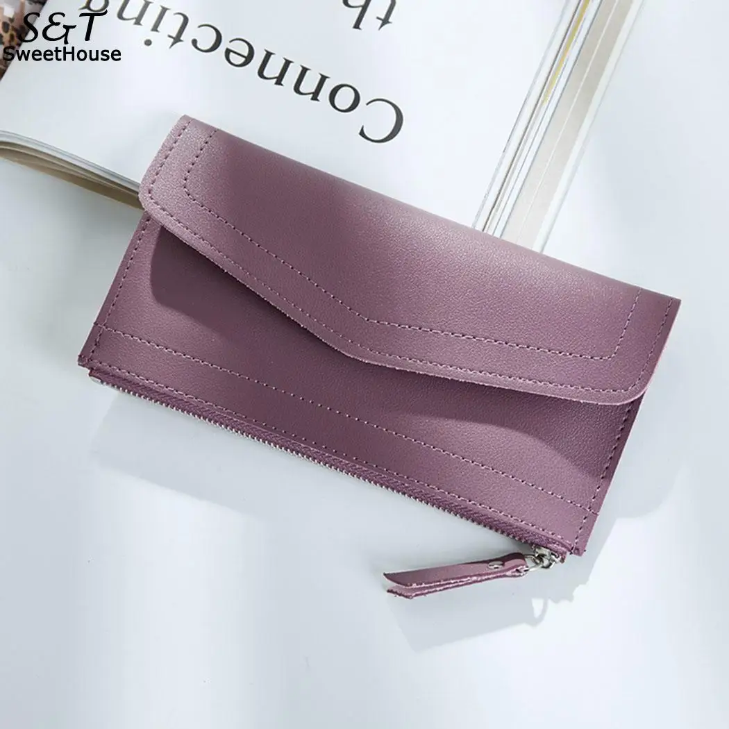 Women Fashion Soft Solid Square Shape Multi Button Slots Bi-fold Long Slots, Wallet
Women Fashion Soft Solid Square Shape Multi Button Slots Bi-fold Long Slots, Wallet