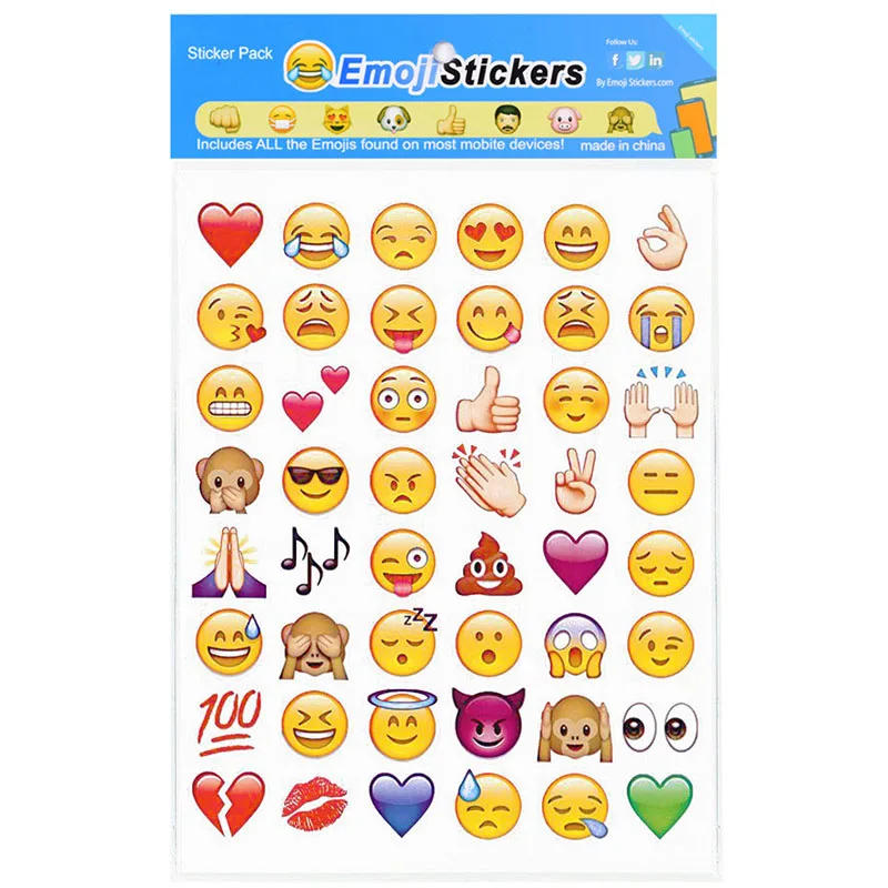 4 Sheets 432-Style Cute Emoji Sticker Mobile Phone Smile Face for Notebook Message High Vinyl Funny Creative
4 Sheets 432-Style Cute Emoji Sticker Mobile Phone Smile Face for Notebook Message High Vinyl Funny Creative