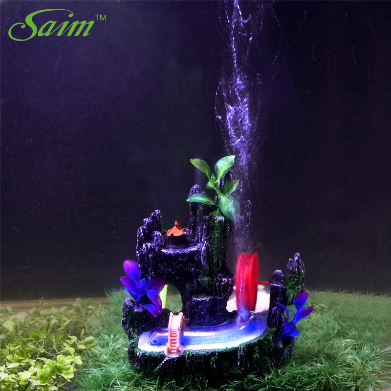 Simulated Rock Aquarium Decoration Mountain View Cave Stone Fish tank Ornament Aquarium Waterwheel Air Bubble Decorative Rockery
Simulated Rock Aquarium Decoration Mountain View Cave Stone Fish tank Ornament Aquarium Waterwheel Air Bubble Decorative Rockery