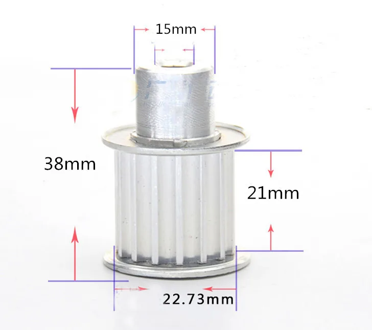 HTD 5M pulley timing pulley 5M15T Timing pulley Synchronous wheel Pulley width 21mm
HTD 5M pulley timing pulley 5M15T Timing pulley Synchronous wheel Pulley width 21mm