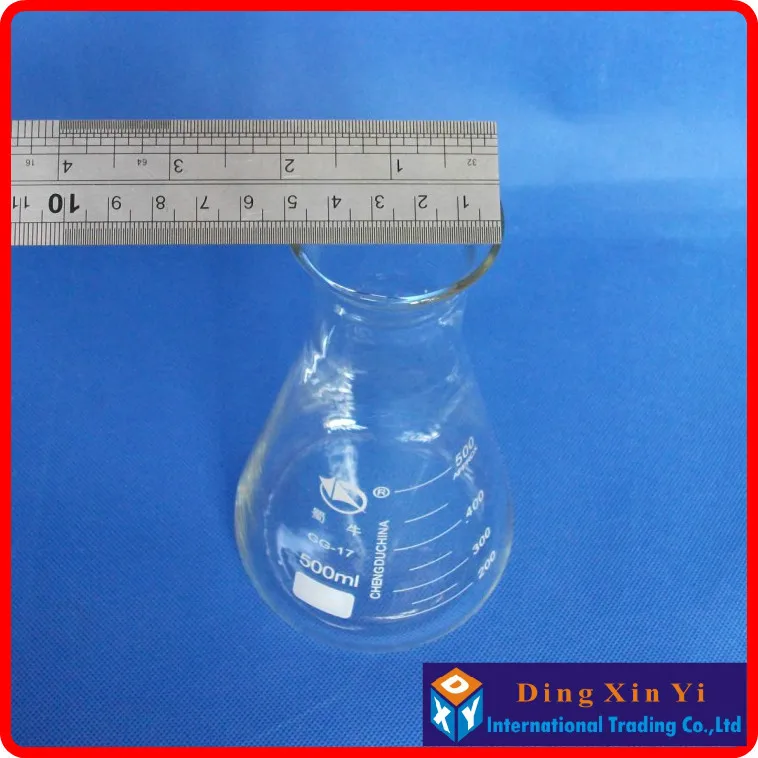Generic Glass Flask Triangle Flask (2 500ml 500ml Glass Glass,GG17 Use
