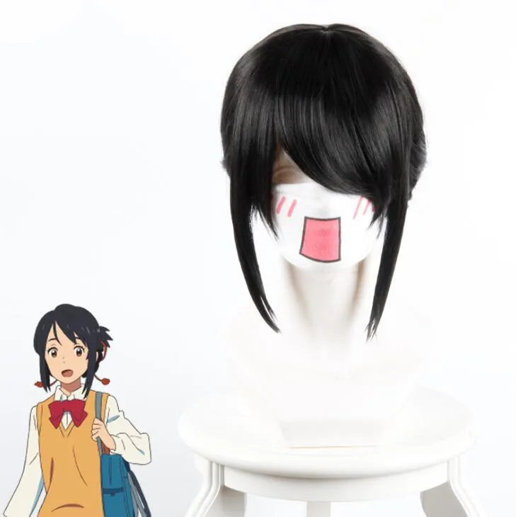 Japanese Anime Your Name. Miyamizu Mitsuha Cosplay Wig for Women Long Straight Synthetic Hair 60cm Women Universal Black
Japanese Anime Your Name. Miyamizu Mitsuha Cosplay Wig for Women Long Straight Synthetic Hair 60cm Women Universal Black