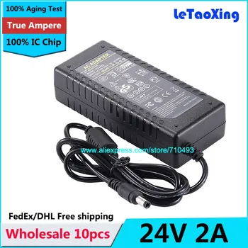 10pcs With IC Chip AC DC Power Supply 24V 2A 48W Adapter Charger Transformer For LED Strip Light CCTV Camera DHL Free shipping
10pcs With IC Chip AC DC Power Supply 24V 2A 48W Adapter Charger Transformer For LED Strip Light CCTV Camera DHL Free shipping