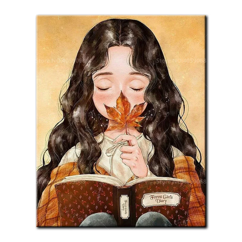 Girl read book