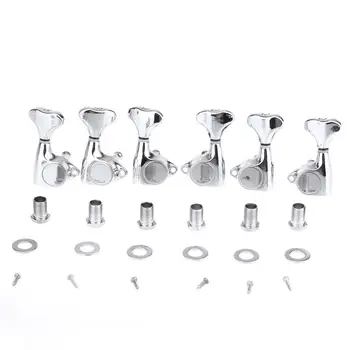 Musiclily 3R3L Roto Style Sealed Guitar Tuners Machine Heads Tuning Pegs Keys Set for Gibson or Epiphone Les Paul SG ES, Chrome
Musiclily 3R3L Roto Style Sealed Guitar Tuners Machine Heads Tuning Pegs Keys Set for Gibson or Epiphone Les Paul SG ES, Chrome