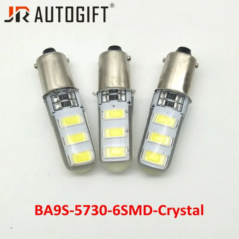 50Pcs Car styling BA9S 6smd 5630 5730 crystal lamp parking 12V/24V BA9S silicone T4W 6Led Bulb external light reading bulb
50Pcs Car styling BA9S 6smd 5630 5730 crystal lamp parking 12V/24V BA9S silicone T4W 6Led Bulb external light reading bulb