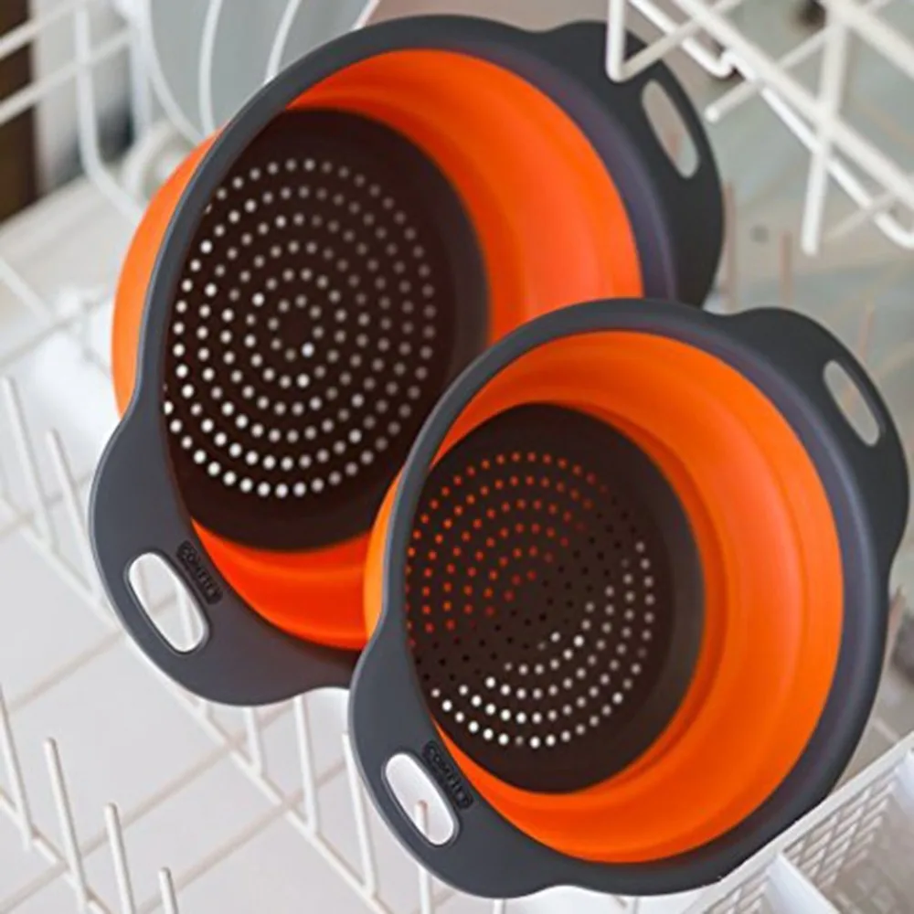 5*2PCS/SET Foldable Silicone Drain Basket Practical Home Kitchen Collapsible Fruits Vegetables Strainer Colander Tool Orange
5*2PCS/SET Foldable Silicone Drain Basket Practical Home Kitchen Collapsible Fruits Vegetables Strainer Colander Tool Orange