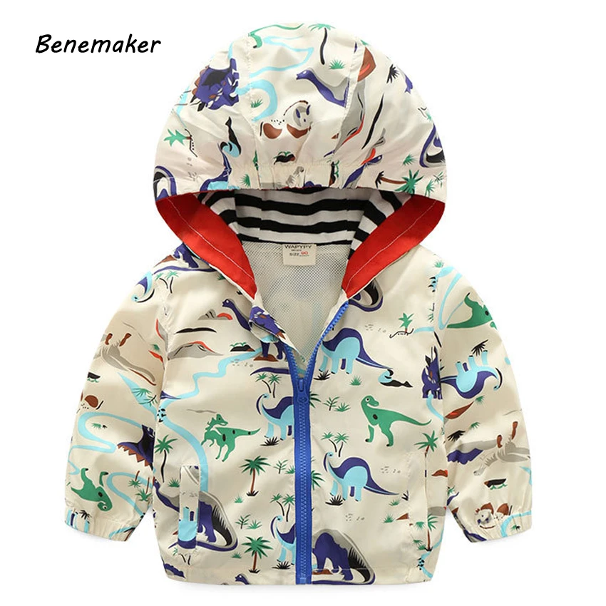 Benemaker Dinosaur Autumn Hooded Jackets For Boy Children Cute Clothing 2-8Y Cartoon Outerwear Windbreaker Baby Kids Coats JH044
Benemaker Dinosaur Autumn Hooded Jackets For Boy Children Cute Clothing 2-8Y Cartoon Outerwear Windbreaker Baby Kids Coats JH044