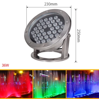 36W LED Lamp Underwater light fountain light fish pond KST waterproof spotlight pool outdoor lamp CD50 W01
36W LED Lamp Underwater light fountain light fish pond KST waterproof spotlight pool outdoor lamp CD50 W01