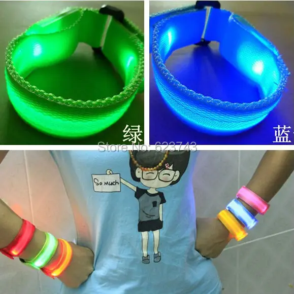 50Pcs/Lot Sports flash fiber optic LED luminous wrist band Multifunction LED light-emitting Wristband with Buckle Bracelet
50Pcs/Lot Sports flash fiber optic LED luminous wrist band Multifunction LED light-emitting Wristband with Buckle Bracelet
