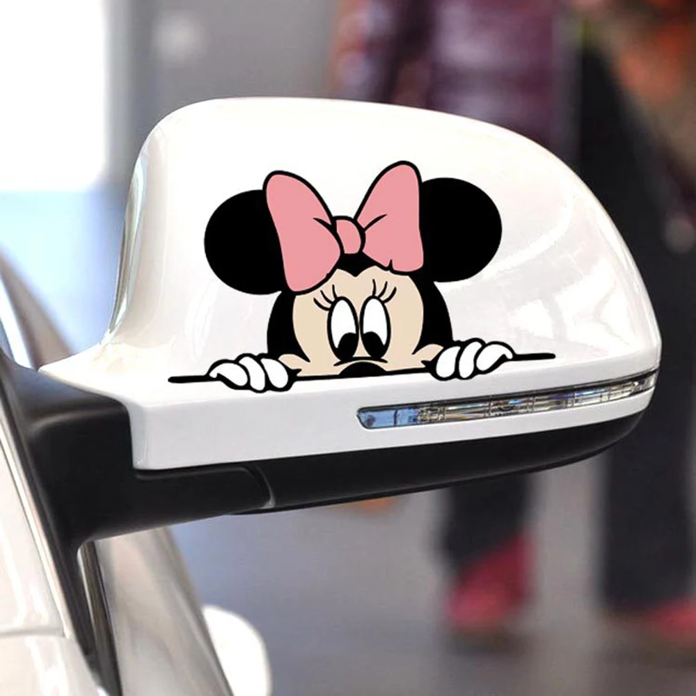Aliauto Funny Car Sticker Cute Mickey Minnie Mouse Peeping Cover Scratches Cartoon Rearview Mirror Decal For Motorcycle Vw Ford
Aliauto Funny Car Sticker Cute Mickey Minnie Mouse Peeping Cover Scratches Cartoon Rearview Mirror Decal For Motorcycle Vw Ford