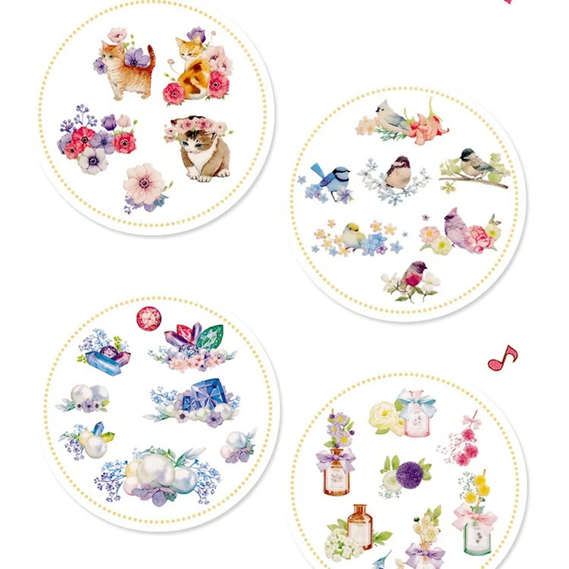 6 pcs/set flower garden stickers cat birds fruit sticker decoration for diary phone Stationery School supplies FT956
6 pcs/set flower garden stickers cat birds fruit sticker decoration for diary phone Stationery School supplies FT956