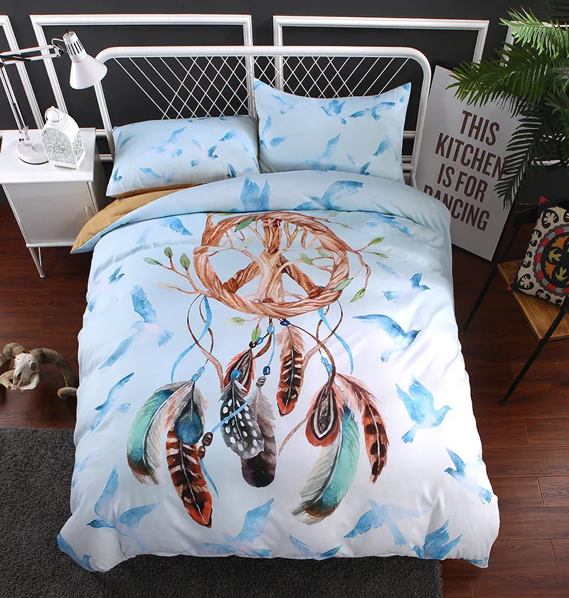 Fashion Personality Watercolor Bedding Set Queen Size Duvet Cover Bohemian Printed Bed Cover 3Pcs Sets Bedclothe
Fashion Personality Watercolor Bedding Set Queen Size Duvet Cover Bohemian Printed Bed Cover 3Pcs Sets Bedclothe