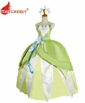 Costumebuy The Princess and the Frog Costume Halloween Costumes Tiana Princess dress Cosplay Princess Gown Costume Custom Made
Costumebuy The Princess and the Frog Costume Halloween Costumes Tiana Princess dress Cosplay Princess Gown Costume Custom Made
