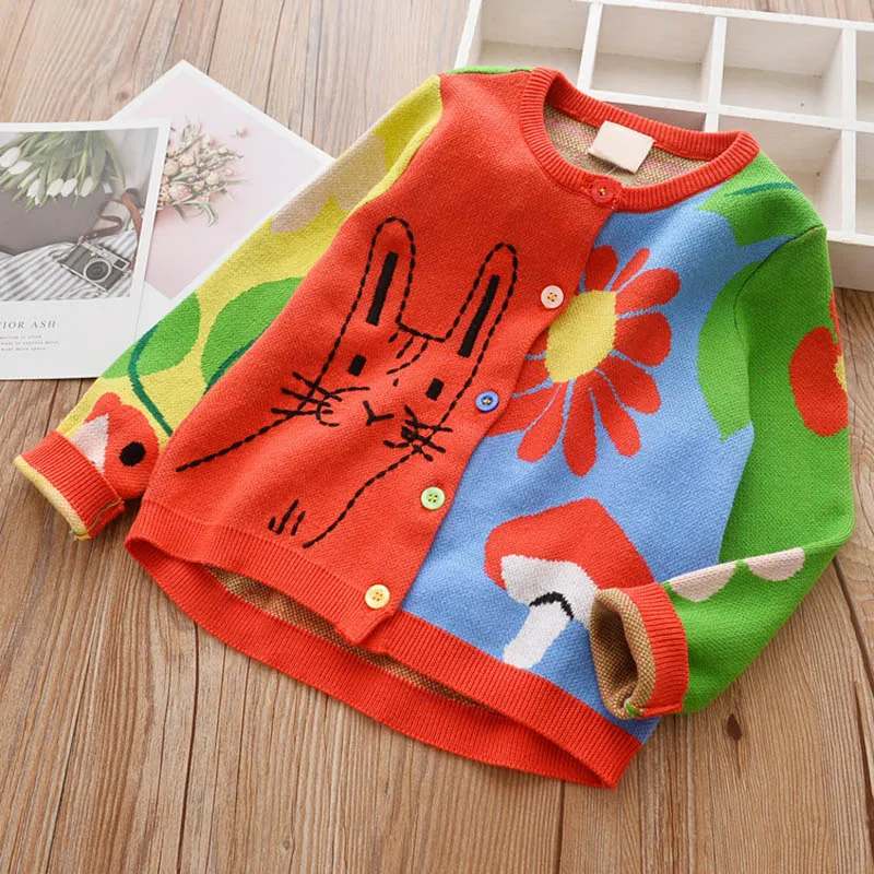 Melario Girls Clothing 2019 New Autumn Children Sweaters Animals Pattern Long Sleeve Outerwear O-neck Kids Knitwear 3-9Y
Melario Girls Clothing 2019 New Autumn Children Sweaters Animals Pattern Long Sleeve Outerwear O-neck Kids Knitwear 3-9Y