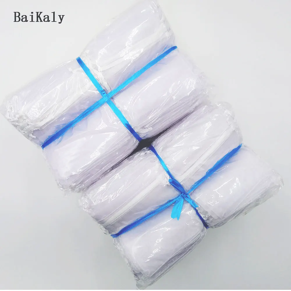 11sizes 500pcs/lot 7x9 9x12 10x15cm Drawstring White Organza Bags Jewelry Gift Packaging Bags For Wedding/Birthday/Christmas
11sizes 500pcs/lot 7x9 9x12 10x15cm Drawstring White Organza Bags Jewelry Gift Packaging Bags For Wedding/Birthday/Christmas