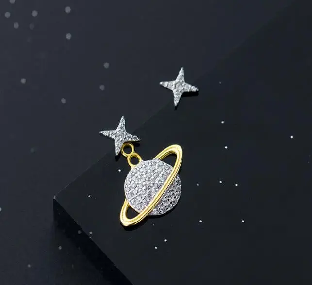asymmetry Earrings Authentic Real 100% 925 Sterling Silver fine Jewelry celestial Planet Star &zirconia ear Earrings GTLE2358
asymmetry Earrings Authentic Real 100% 925 Sterling Silver fine Jewelry celestial Planet Star &zirconia ear Earrings GTLE2358