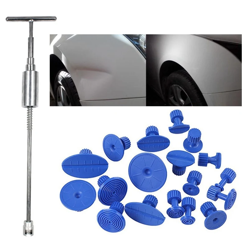 Car Body Paintless Dent Repair Tool Plastic Dent Removal Slide Hammer Glue Puller Tabs Pad Automobile Repair Tools Set
Car Body Paintless Dent Repair Tool Plastic Dent Removal Slide Hammer Glue Puller Tabs Pad Automobile Repair Tools Set
