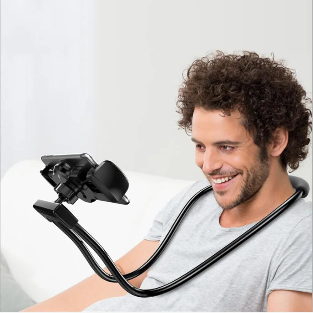 Lazy Neck Phone Holder Stand for iPhone Universal Cell Phone Desk Mount Bracket for Samsung Xiaomi Flexible Phone Holder
Lazy Neck Phone Holder Stand for iPhone Universal Cell Phone Desk Mount Bracket for Samsung Xiaomi Flexible Phone Holder