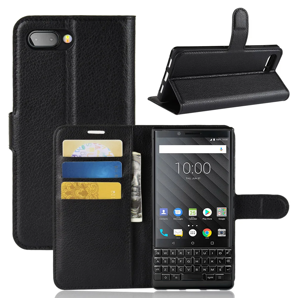 Чехол для смартфона BlackBerry Key 2 две флип-Обложка на заднюю панель из искусственной