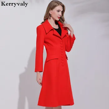Ladies Red Christmas Winter Coat Women Long Wool Coats Abrigos Mujer Invierno 2020 Long Sleeves Women Coat Casaco Feminino D1601
Ladies Red Christmas Winter Coat Women Long Wool Coats Abrigos Mujer Invierno 2020 Long Sleeves Women Coat Casaco Feminino D1601