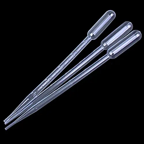 5ml Transfer Pipettes, Plastic Graduated Pipettes for Essential Oils, Disposable Liquid Pipettes, Pack of 100 PCS
5ml Transfer Pipettes, Plastic Graduated Pipettes for Essential Oils, Disposable Liquid Pipettes, Pack of 100 PCS
