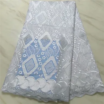 white Lace fabric 2019 high quality swiss voile lace in switzerland 100% cotton african lace with stones for wedding 5yards
white Lace fabric 2019 high quality swiss voile lace in switzerland 100% cotton african lace with stones for wedding 5yards