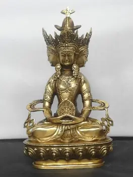 Buddhist bronze VAIROCANA, Herr der Mitte 4 face buddha statue metal handicraft
Buddhist bronze VAIROCANA, Herr der Mitte 4 face buddha statue metal handicraft