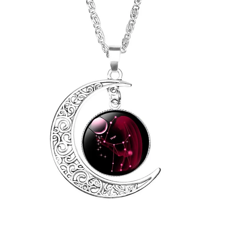 NIUYITID Universe Twelve Constellation Necklaces & Pendants Women's Moon Necklace Zodiac For Girl Jewelry Accessories
NIUYITID Universe Twelve Constellation Necklaces & Pendants Women's Moon Necklace Zodiac For Girl Jewelry Accessories