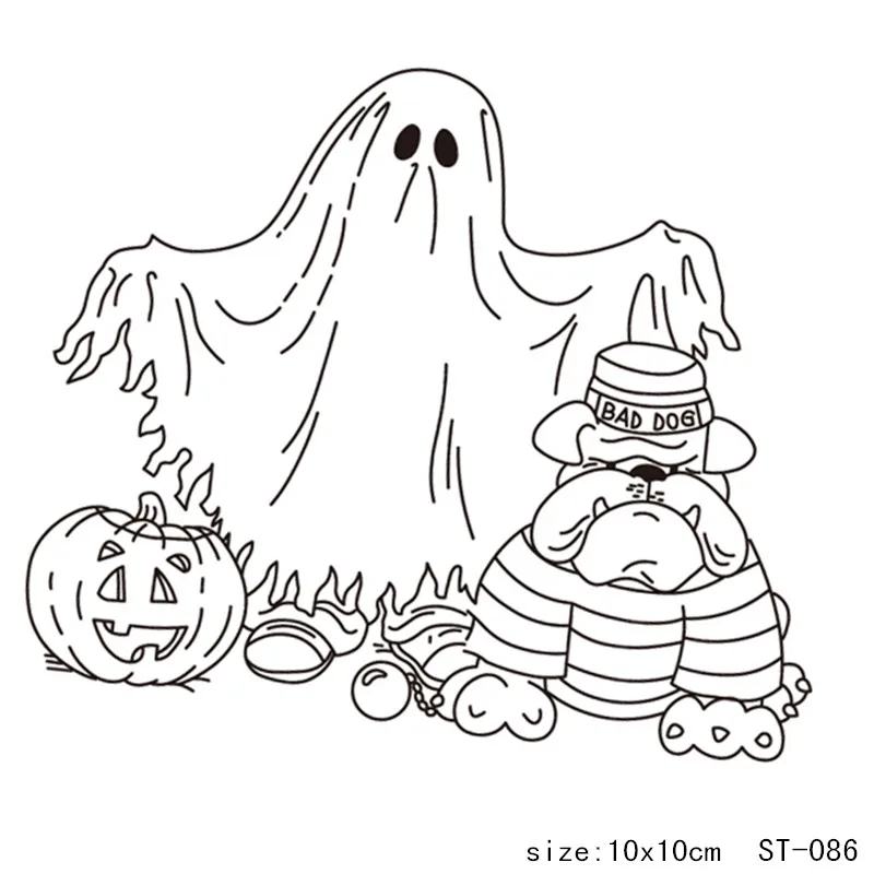 AZSG Happy Halloween Ghost Bad Dog Clear Stamps/Seals For DIY Scrapbooking/Card Making/Album Decorative Silicone Stamp Crafts
AZSG Happy Halloween Ghost Bad Dog Clear Stamps/Seals For DIY Scrapbooking/Card Making/Album Decorative Silicone Stamp Crafts