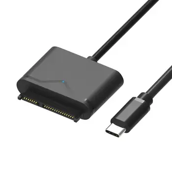 High Quality Type C USB To 15 + 7pin SATA 3.0 2.5 / 3.5 Inch Hard Disk Adapter Converter USB 3.1 Type C To SATA HDD / SSD Cable
High Quality Type C USB To 15 + 7pin SATA 3.0 2.5 / 3.5 Inch Hard Disk Adapter Converter USB 3.1 Type C To SATA HDD / SSD Cable