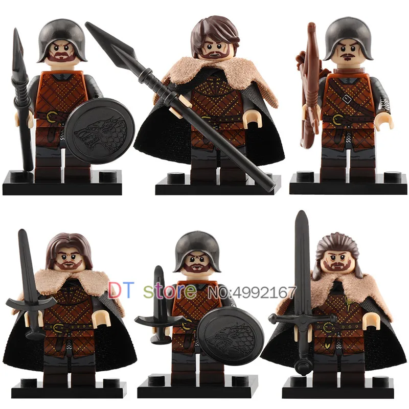 Single Sale Eddard Stark Joty Cassel The Archer Spear Sword Infantry Game of Thrones Figures Building Blocks Toys For Kids XP042
Single Sale Eddard Stark Joty Cassel The Archer Spear Sword Infantry Game of Thrones Figures Building Blocks Toys For Kids XP042