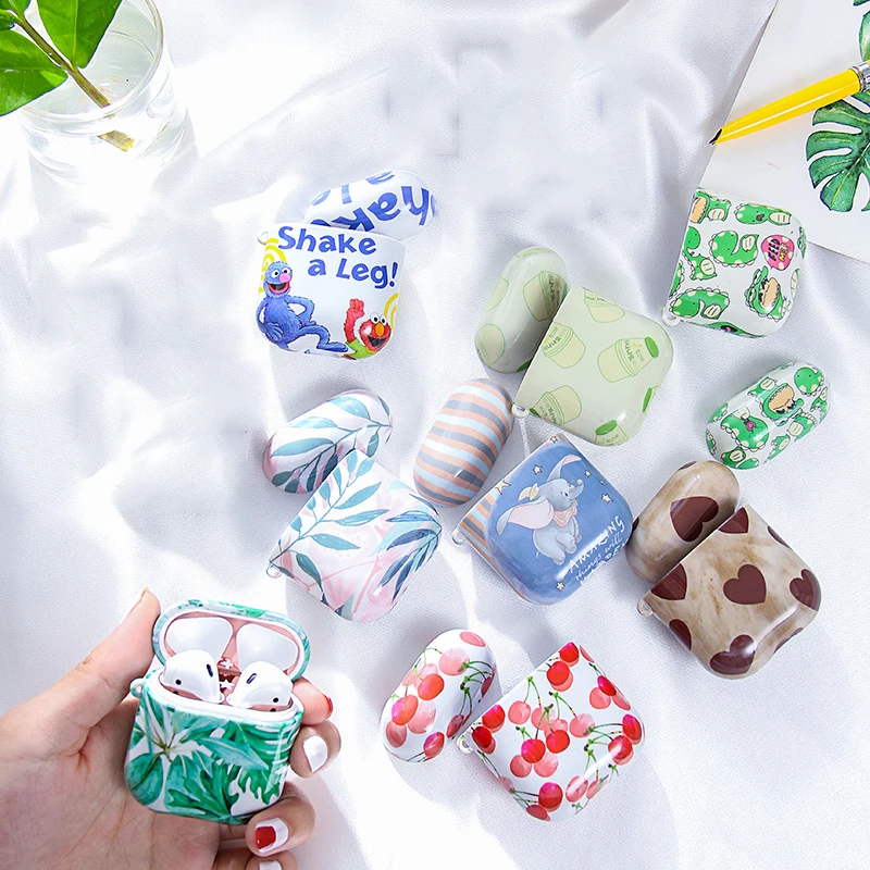 Hard Earphone Case For Apple Airpods Cartoon Case Cute Headphone Cover For Airpods Accessories Air Pod PC Case Charging Box Bags
Hard Earphone Case For Apple Airpods Cartoon Case Cute Headphone Cover For Airpods Accessories Air Pod PC Case Charging Box Bags