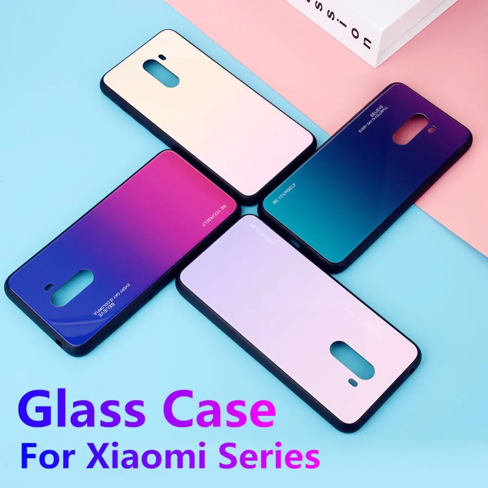 Pocofone f1 Tempered Glass Case For Xiaomi mi 8 lite pocophone poco f1 Aurora Colorful Cover For Xiomi Redmi note 6 pro 7 5 Plus
Pocofone f1 Tempered Glass Case For Xiaomi mi 8 lite pocophone poco f1 Aurora Colorful Cover For Xiomi Redmi note 6 pro 7 5 Plus