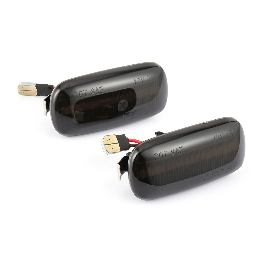 2 Pieces Flowing LED Side Marker Signal Light Amber Smoke LED Sequential Blinker Lamp Audi A3 S3 8P A4 S4 RS4 B6 B7 B8 A6 S6
2 Pieces Flowing LED Side Marker Signal Light Amber Smoke LED Sequential Blinker Lamp Audi A3 S3 8P A4 S4 RS4 B6 B7 B8 A6 S6