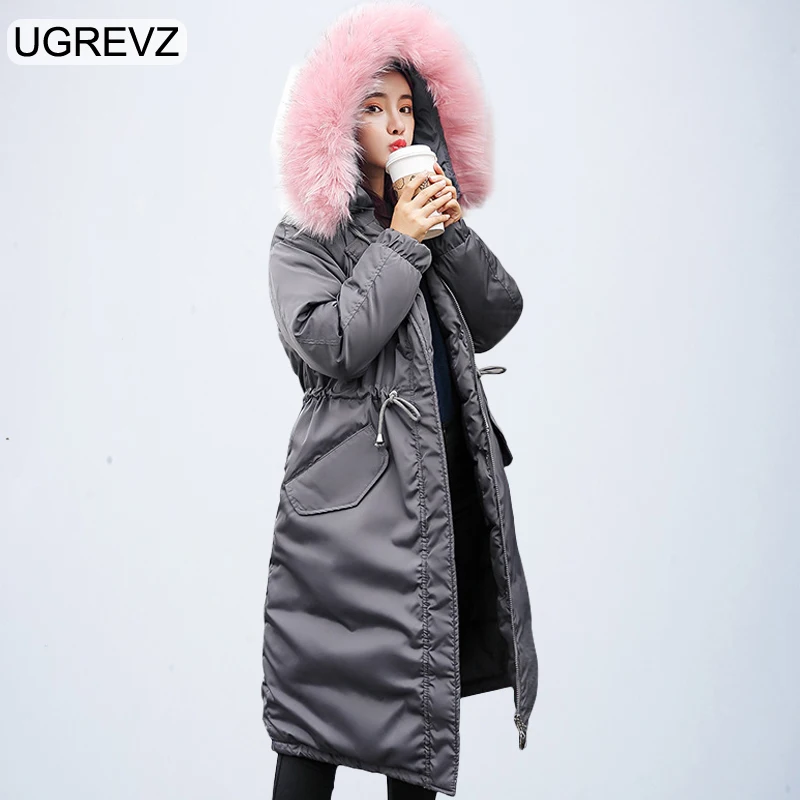 Новый плюс Размеры 3XL шуба Женская куртка-парка 2018 зимняя куртка Для женщин