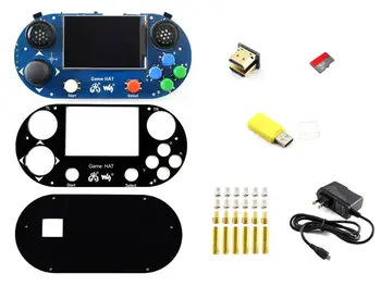 Accessories Pack type G for Raspberry Pi Including Game HAT Micro SD Card and Power Adapter
Accessories Pack type G for Raspberry Pi Including Game HAT Micro SD Card and Power Adapter