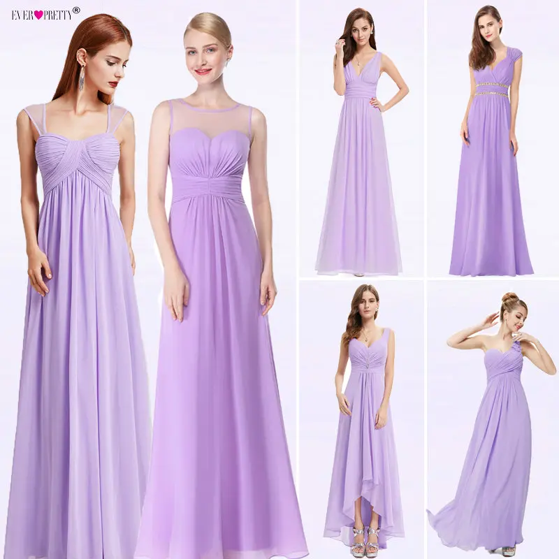 Ever Pretty New Women Wedding Bridesmaid Dresses Chiffon A-line V-Neck Spaghetti Straps Pleat Purple Dress For Wedding Guest
Ever Pretty New Women Wedding Bridesmaid Dresses Chiffon A-line V-Neck Spaghetti Straps Pleat Purple Dress For Wedding Guest