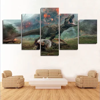 Jurassic World 2 silk Posters Home decor Paintings Living Room Bedroom Wall Art Picture 5 Pieces
Jurassic World 2 silk Posters Home decor Paintings Living Room Bedroom Wall Art Picture 5 Pieces