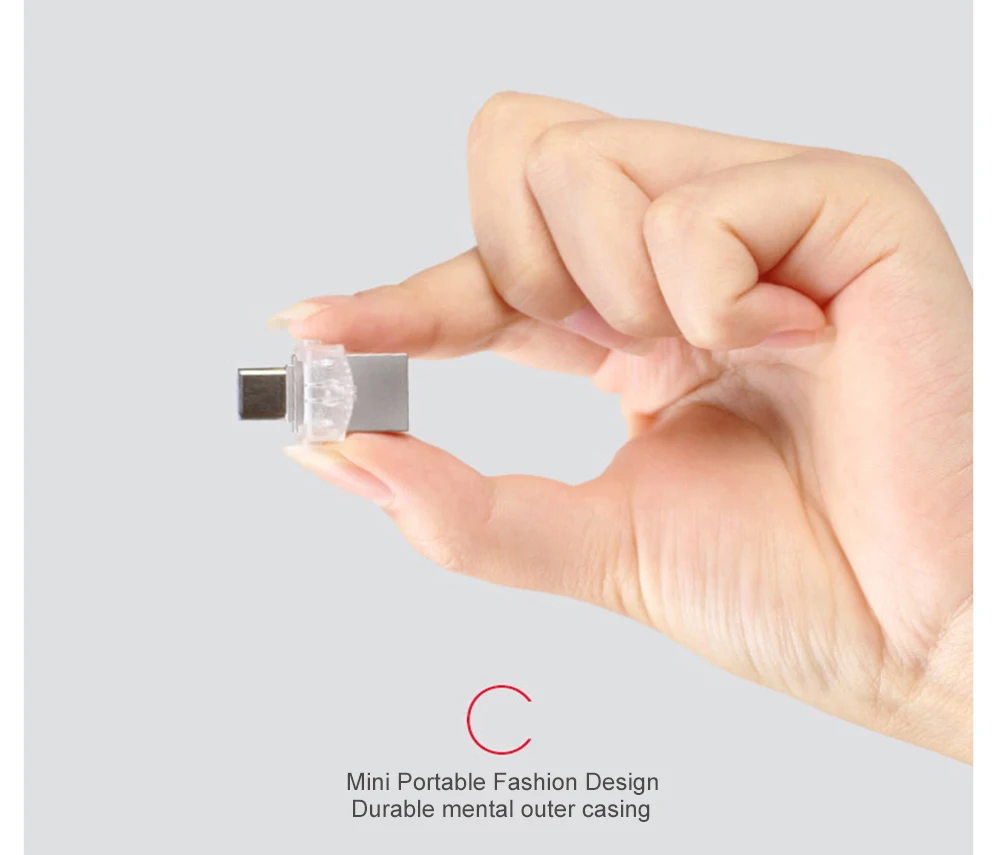 Kingston USB Flash Drive 64GB 32GB 16GB USB 3.1 Type-C Pendrive USB 3.0 Pen Drive Memory Stick for PC Phone with Type-C Port