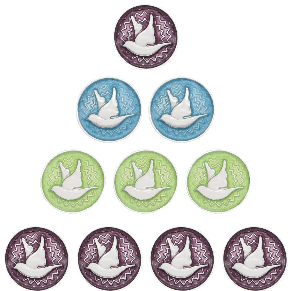 5pcs/lot New Arrival 18mm snap jewelry pigeon Round snap Button Charms For 18mm Snap Necklace Bracelet DIY Accessories
5pcs/lot New Arrival 18mm snap jewelry pigeon Round snap Button Charms For 18mm Snap Necklace Bracelet DIY Accessories