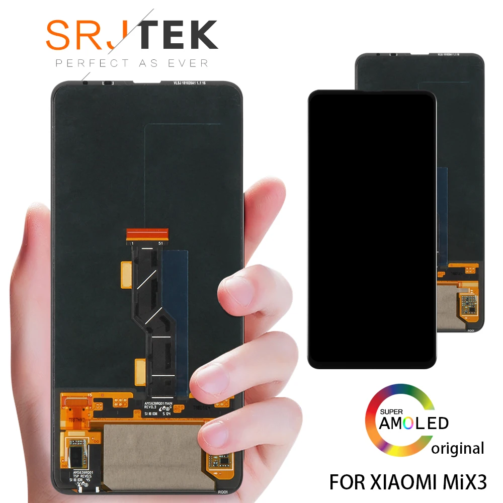 For Xiaomi Mi Mix 3 LCD Display Touch Screen Digitizer Assembly For 6.4" Xiaomi Mi MIX3 LCD Black Replacement Parts
For Xiaomi Mi Mix 3 LCD Display Touch Screen Digitizer Assembly For 6.4" Xiaomi Mi MIX3 LCD Black Replacement Parts